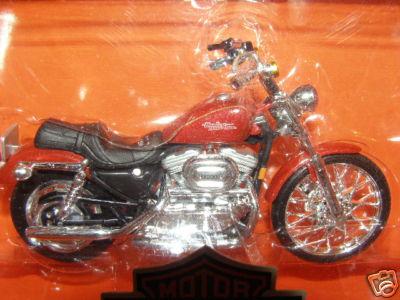 Harley '97 sportster - red - 1:18 - series 1