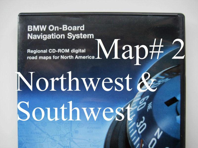 1997 to 2002 bmw 3 5 7 series x5 m3 m5 navigation cd map #2 northwest southwest