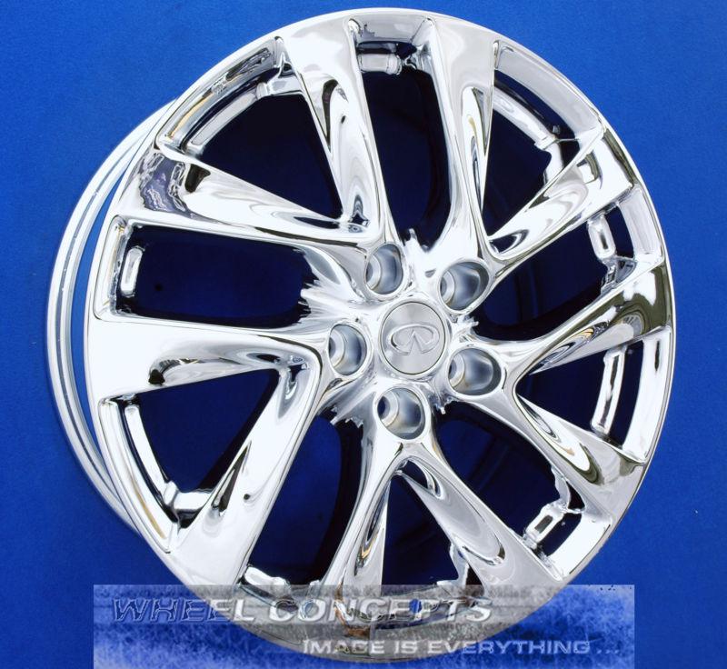Infiniti jx35 18 inch chrome wheels exchange jx 35 new 2013