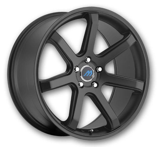 Mach 7 17x7.5 satin black 5x114.3 +35mm 72.56mm