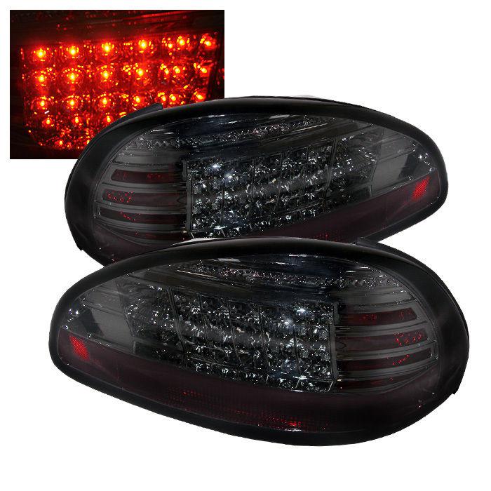 Spyder pontiac grand prix 97-03 led tail lights - smoke