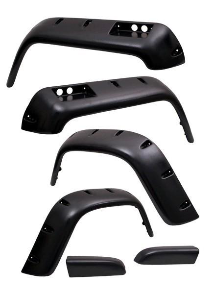 1987-1995 jeep yj wrangler all terrain fender flare kit 11632.10