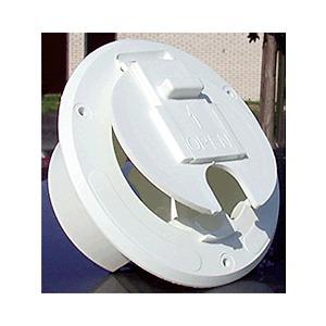 Jr products cable hatch colonial white s-23-14-a