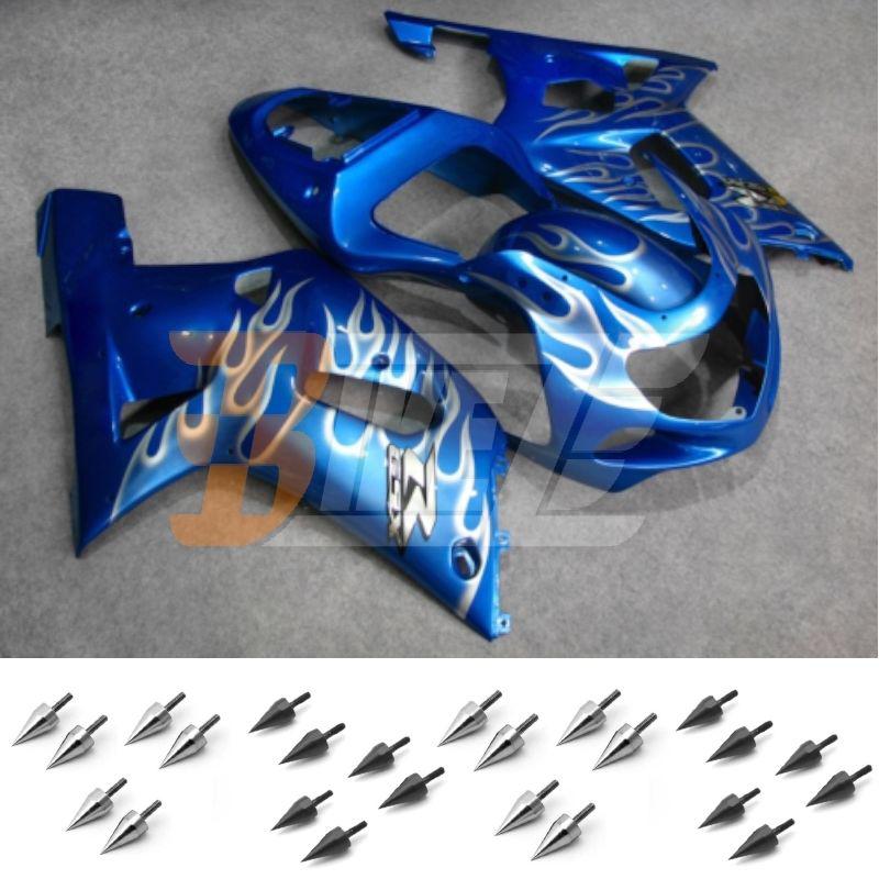 Free bolt kit! injection fairing kit for suzuki gsxr 600 750 2001 2002 2003 paa