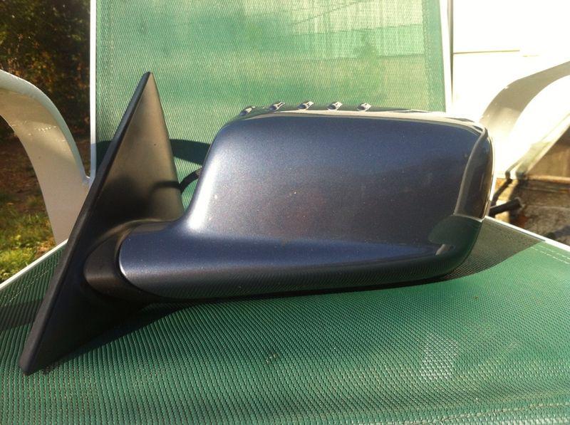 Bmw e46 330ci 325ci 323ci 328ci coupe drivers side view mirror steel blue left