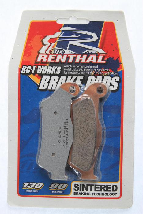 Renthal rc-1 works brake pads front fits ktm 520 sx 1999-2002