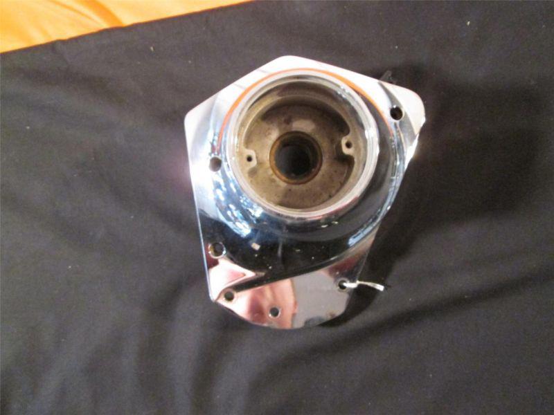 Chrome cam cover for '70 - '92 harley davidson shovelhead/evo