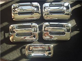 04-2010 ford f150 chrome door handle tailgate covers 5n