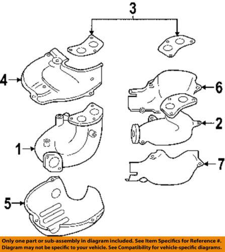 Subaru oem 14038aa000 exhaust manifold gasket/exhaust manifold gaskets