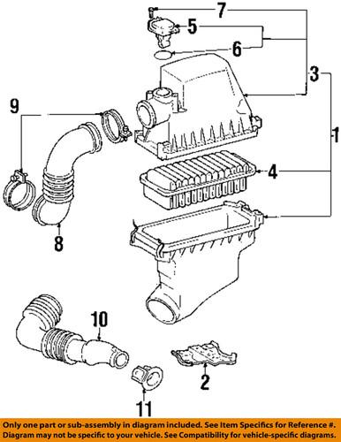 Toyota oem 1780121030 air filter