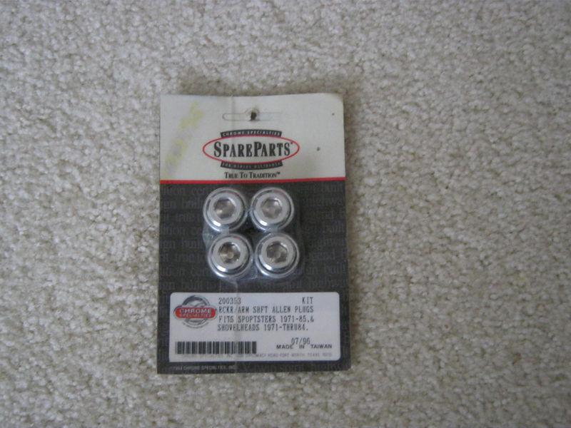 Rocker arm shft allen plugs  fx & xl