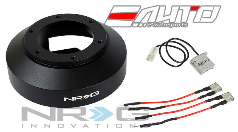 Nrg steering wheel short hub boss sentra se-r 350z z32 370z z33 g35 g37 w/ srs