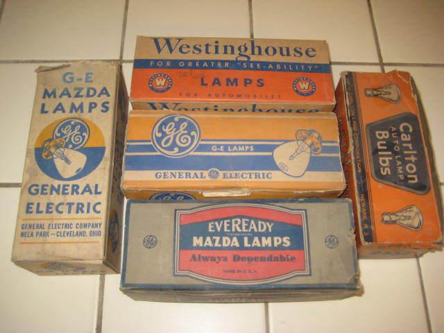 1939 dodge vintage pair head lamp headlight light bulbs nos antique