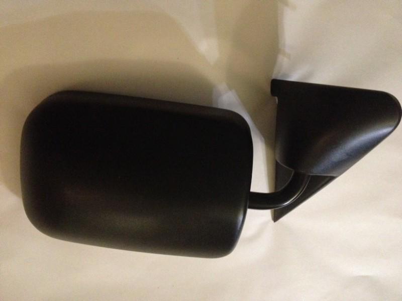 1996 96 dodge ram 2500 truck lh side view mirror manual - black