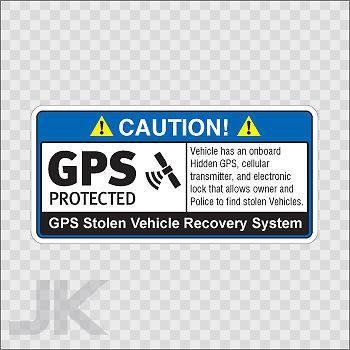 Decal sticker sign signs warning danger caution vehicle gps 0500 z4x66