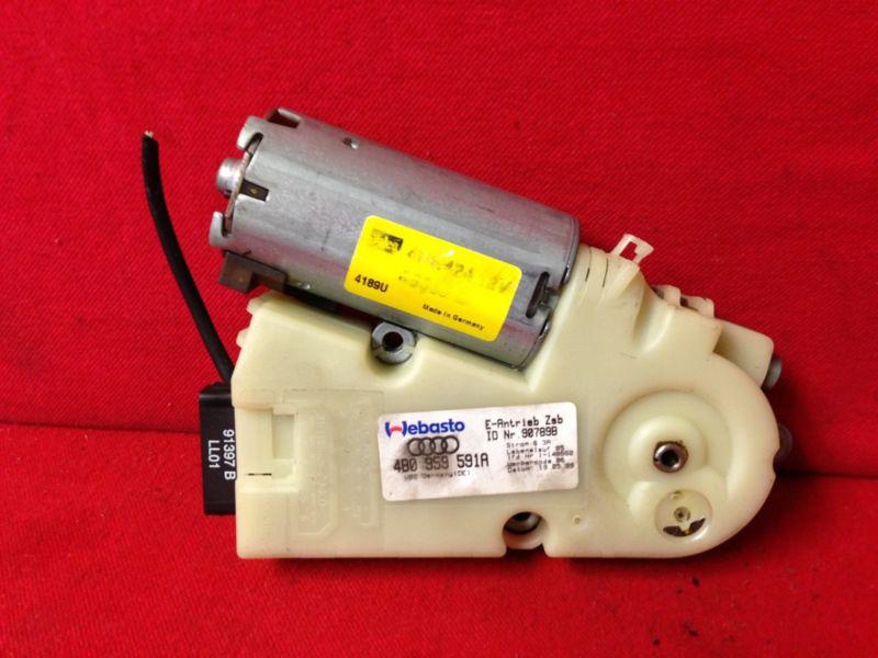 1999 2000 2001 2002 audi a6 a 6 s6 s 6 sunroof sun roof motor oem 4b0959591a