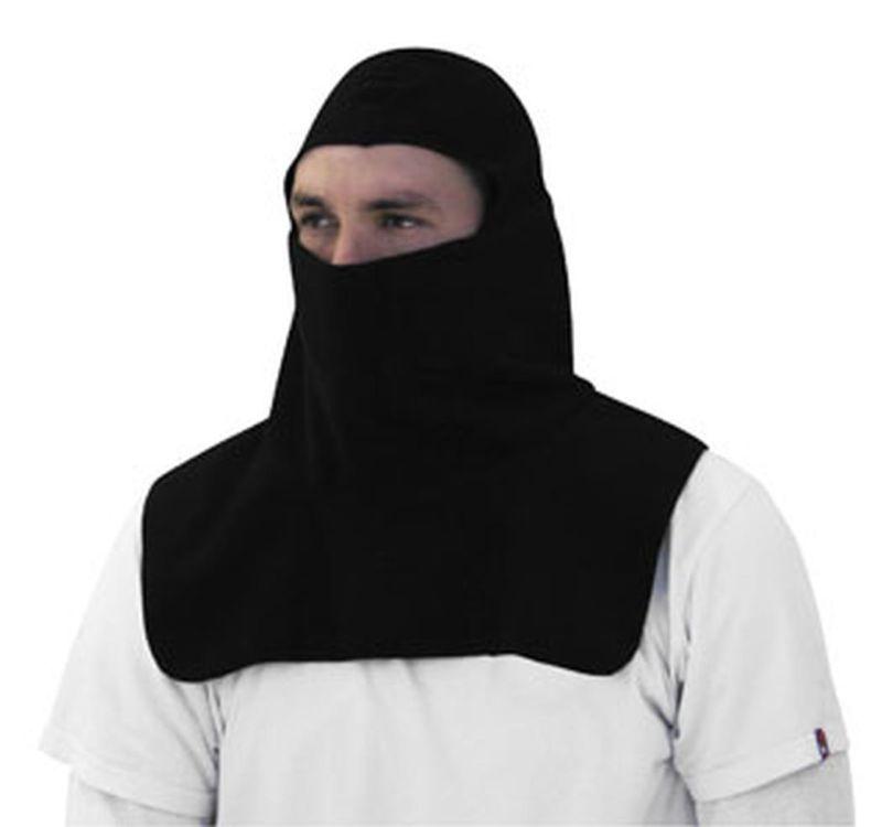 New zan cold weather with spandex crown adult fleece balaclava, black, osfm