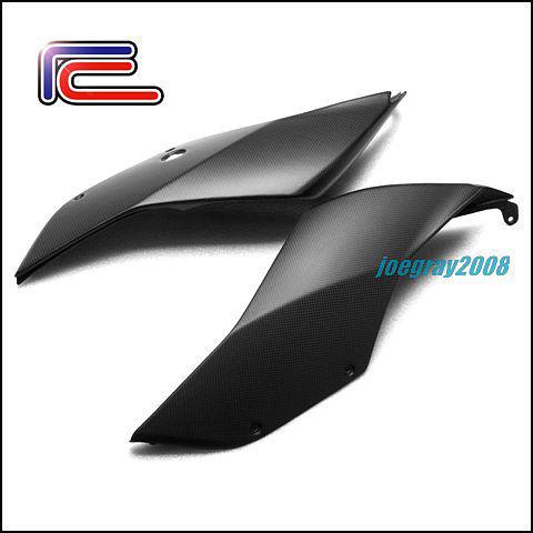 Rc matte carbon fiber rear side tail fairings ducati 1199 panigale s tricolore