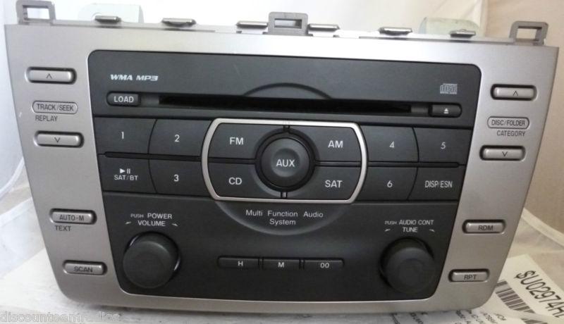 09-10 mazda 6 radio cd mp3 player gs3l669r0d *