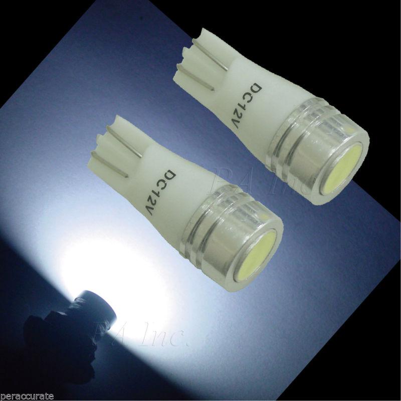 4x t10 1.5w 194 168 high power chip led turn light bulbs 6000k white