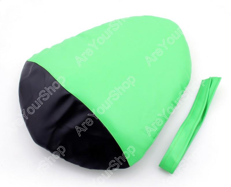 Passenger rear pu leather seat cowl cover pillon kawasaki z1000 2007-2009 green