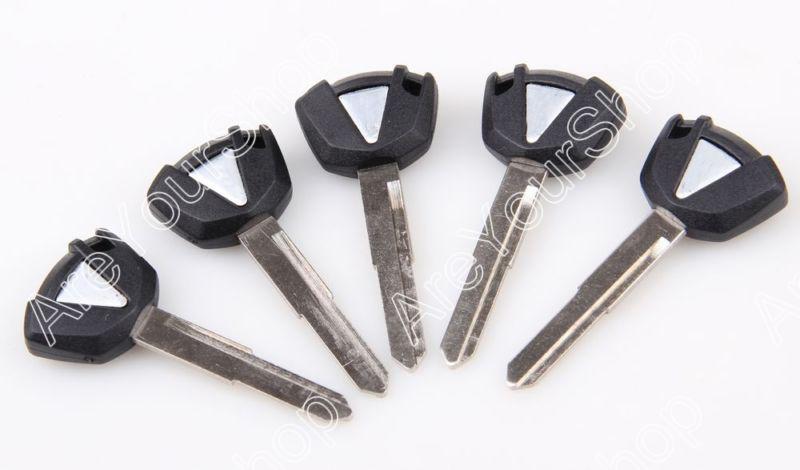 5pcs blade blank key motorcycle kawasaki zr 750 1000 1100 1200 zx 600 636 1200 b