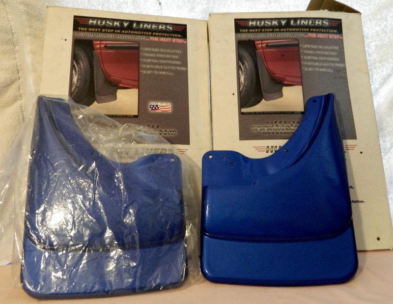 Metalic blue dodge ram 02 to 06 husky liners splash stone guards 1500 series