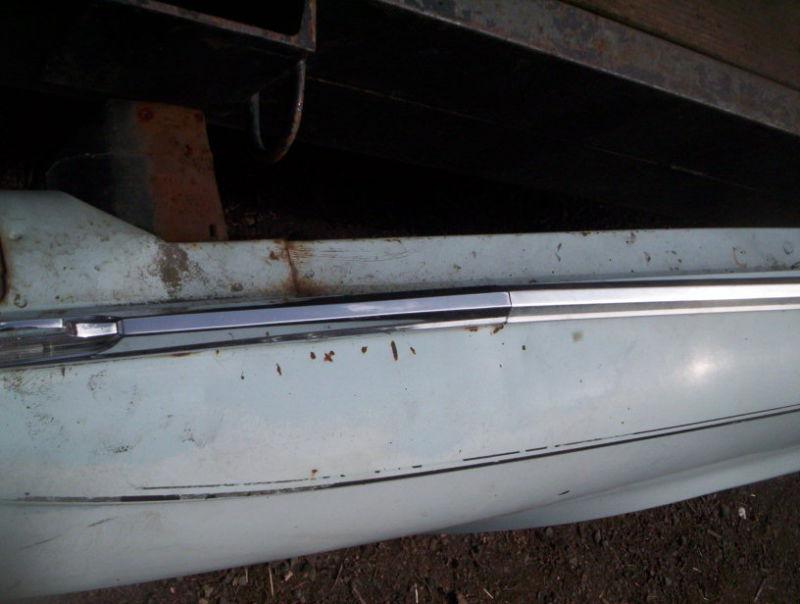 1965 65 dodge dart gt lh front fender top / upper trim