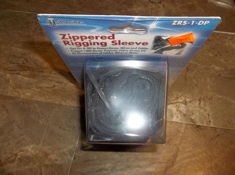 Zippered rigging sleave