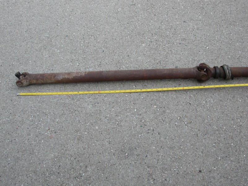 Chevy driveshaft from a 1963  impalla ss 4-speed