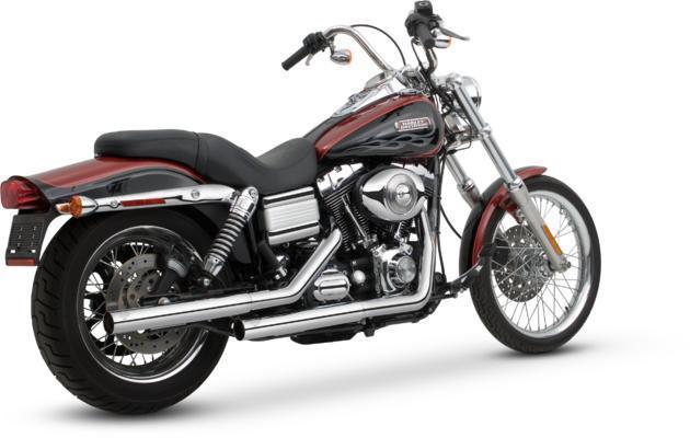 Vance & hines straightshots hs dual slip-on mufflers harley fxdx sport 99-05