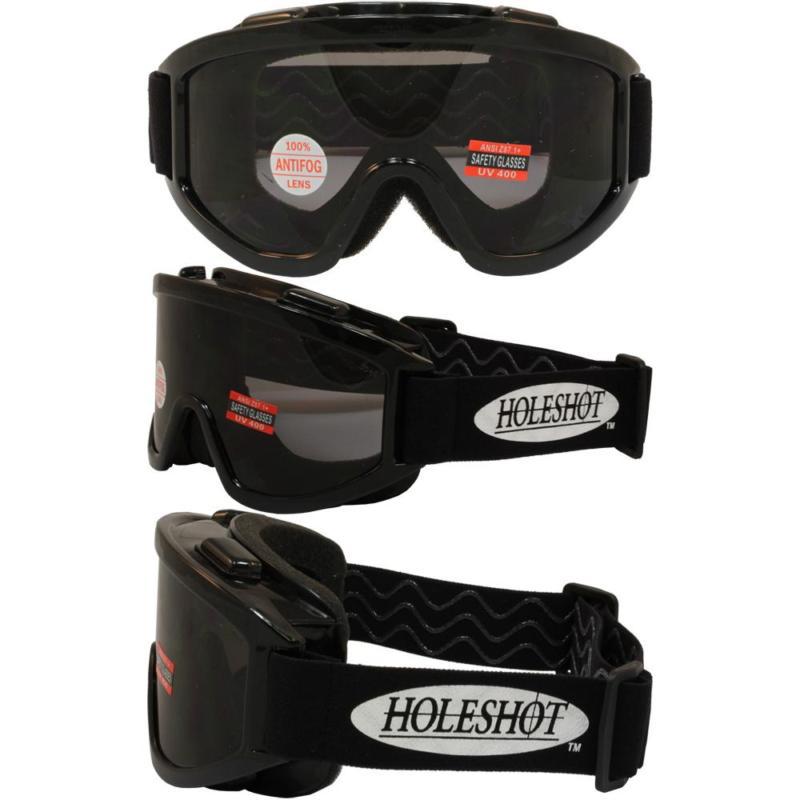 Black frame offroad goggles