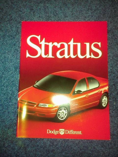 1999 dodge stratus sales dealer brochure
