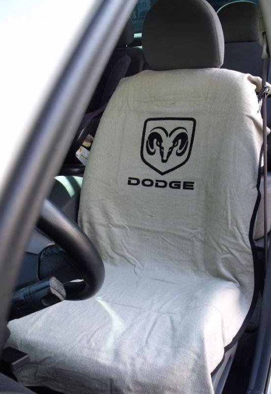 Dodge ram seat armour seat towel cover - tan