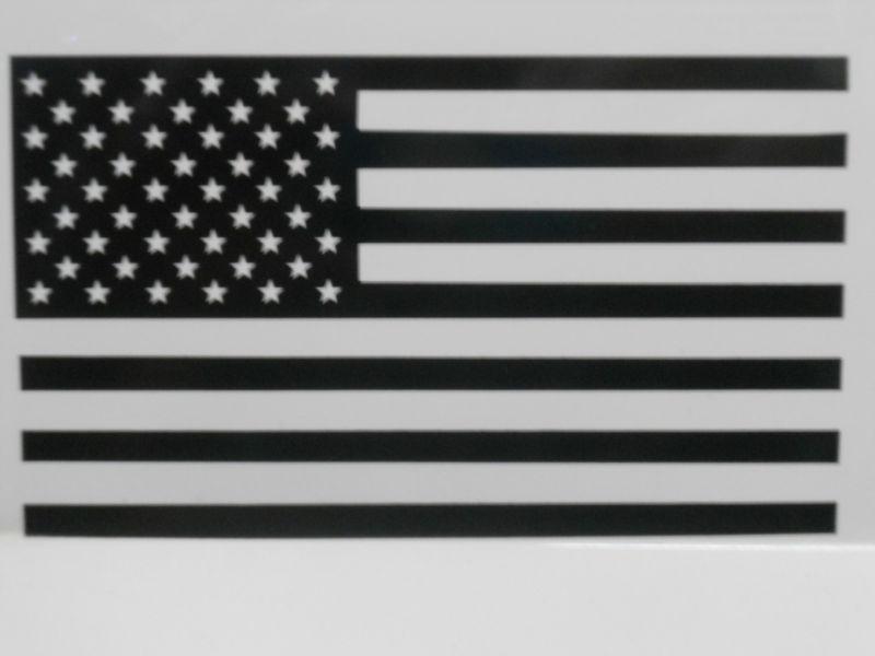 5.75" american flag decal vinyl sticker tactical subdued military standard