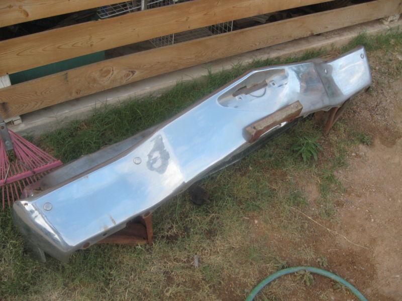 ☛ original gm used☚ 1972 monte carlo front bumper, nice drivers, rust free☆