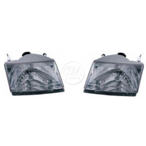 01-10 mazda pickup truck front headlights headlamps lights lamps pair set new