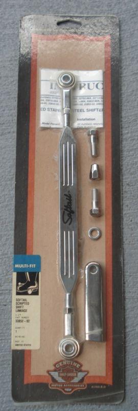 Harley davidson obsolete softail scripted shift linkage--new in original packing