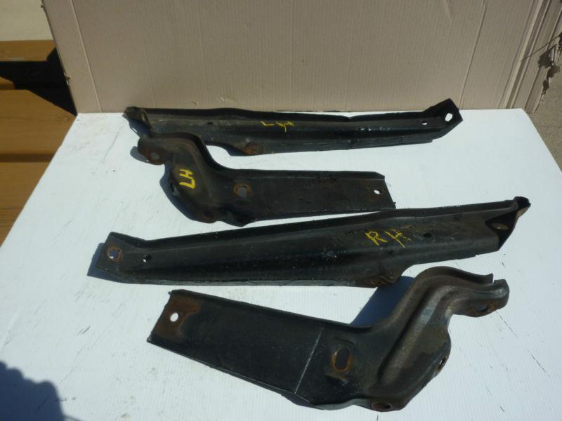 1967 chevy chevelle all models inc. l79 ss original front bumper bracket set (4)