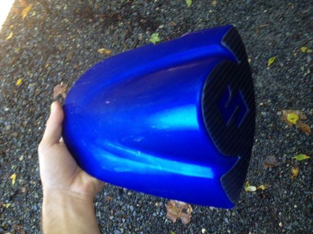 06 07 suzuki gsxr 750 600 blue rear seat cowl gsxr750 gsxr600 like new