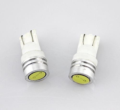 2x 152 168 194 501 t10 w5w power 1 led bulb lamp white