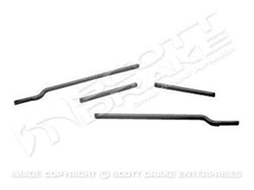 Gmk3020941643s goodmark sun visor rod kit fits convertible new