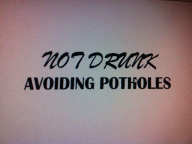 Not drunk avoiding potholes (a) jdm jetta golf gti tdi honda 7 by 2. inches