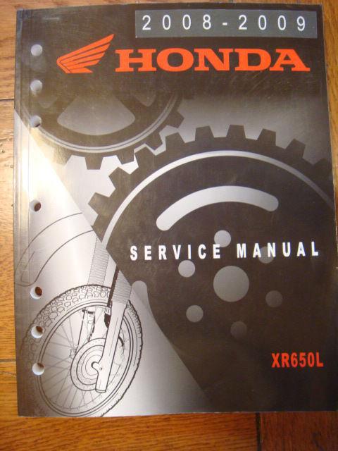 Honda xr650l service manual