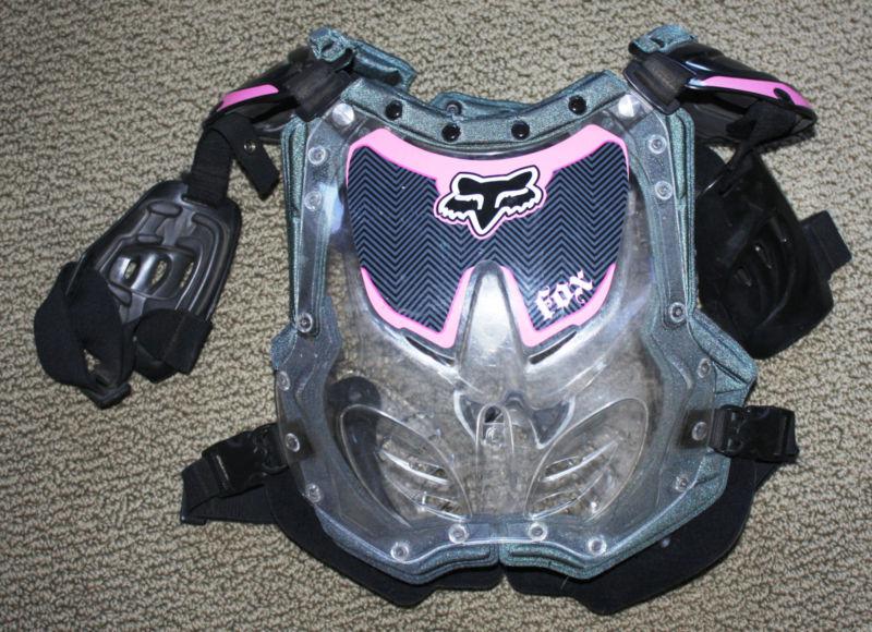 Girls fox racing chest torso protector