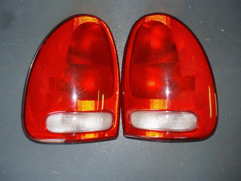 2 used tailights from a dodge caravan-3794-01a & 3794-01b