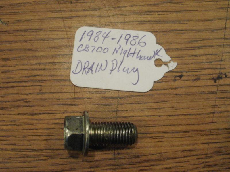 Cb700 cb 700 drain plug bolt 1984 1985 1986 nighthawk