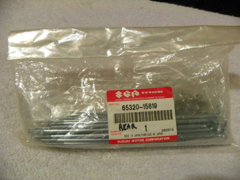 Nos rear spokes suzuki gt250; gt380; gt550; t250; t250r; t500