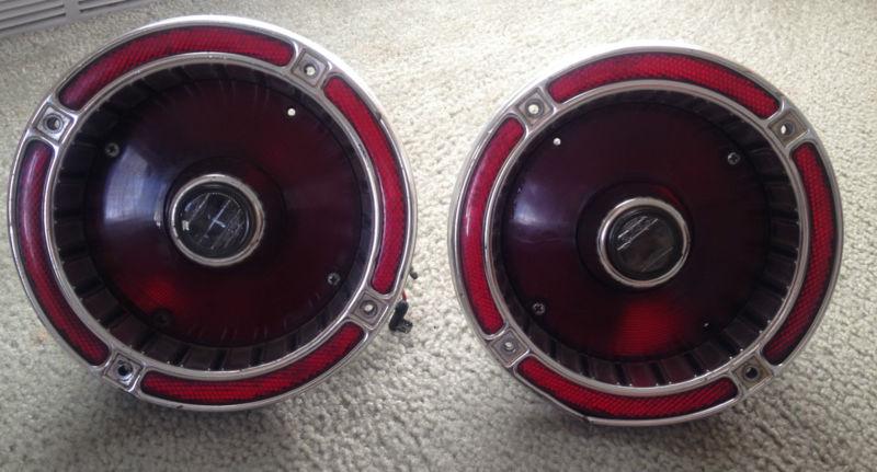 1963 ford fairlane tail light brake light pair