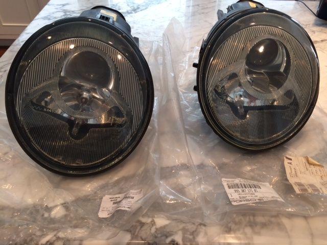 Porsche 911 993 pair of headlight assemblies 1995-98